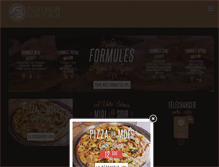 Tablet Screenshot of pizza-laiglon.com